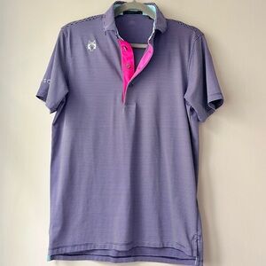 Greyson Purple and Pink Polo Shirt
